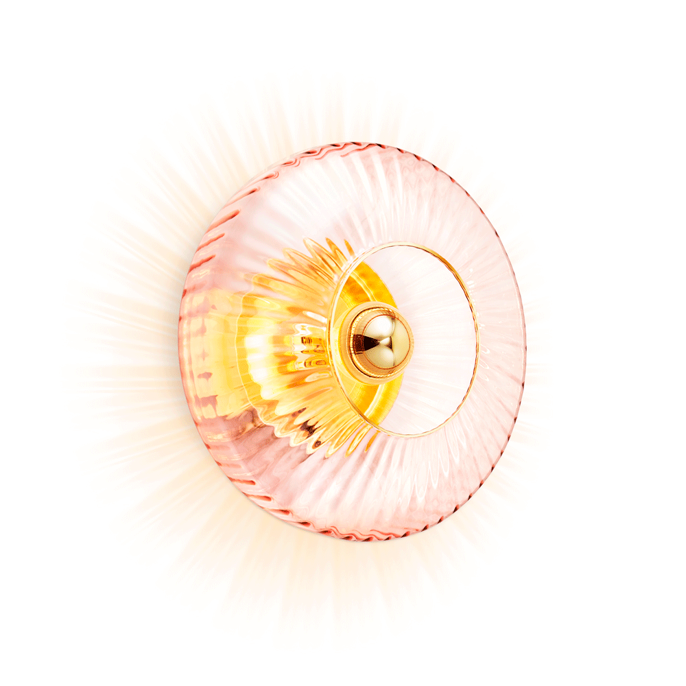 New wave optic væg xl rose Væglampe