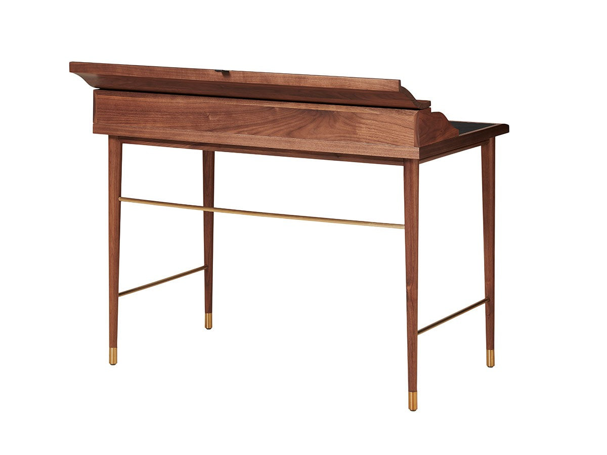 Laval Writing Desk, Walnut by Stellar Works