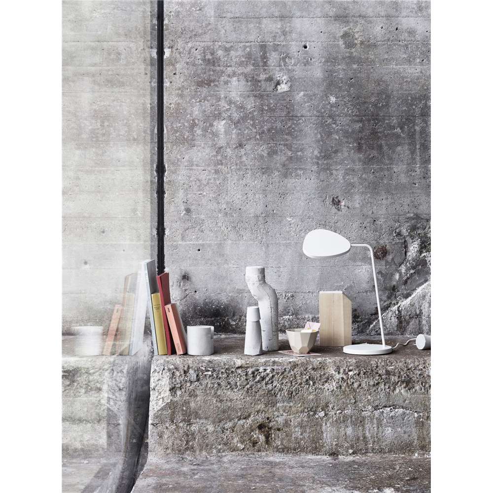 Leaf bordlampe hvid Skrivebordslampe