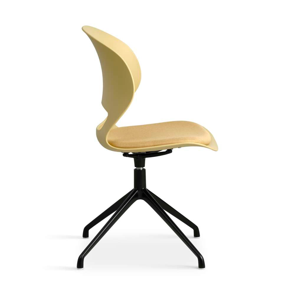 Lexpo Linea spisebordsstol med pude og swivel stel