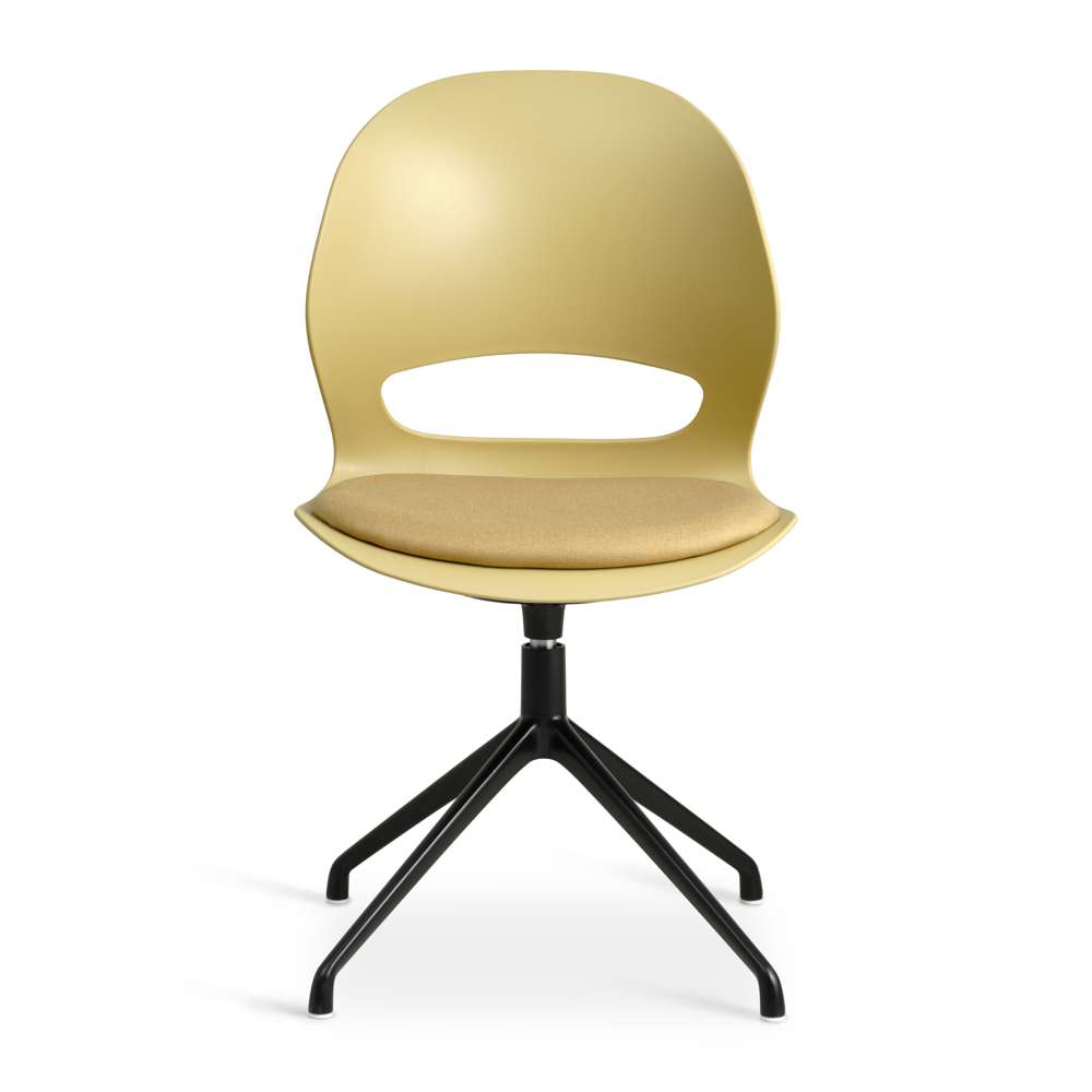 Lexpo Linea spisebordsstol med pude og swivel stel