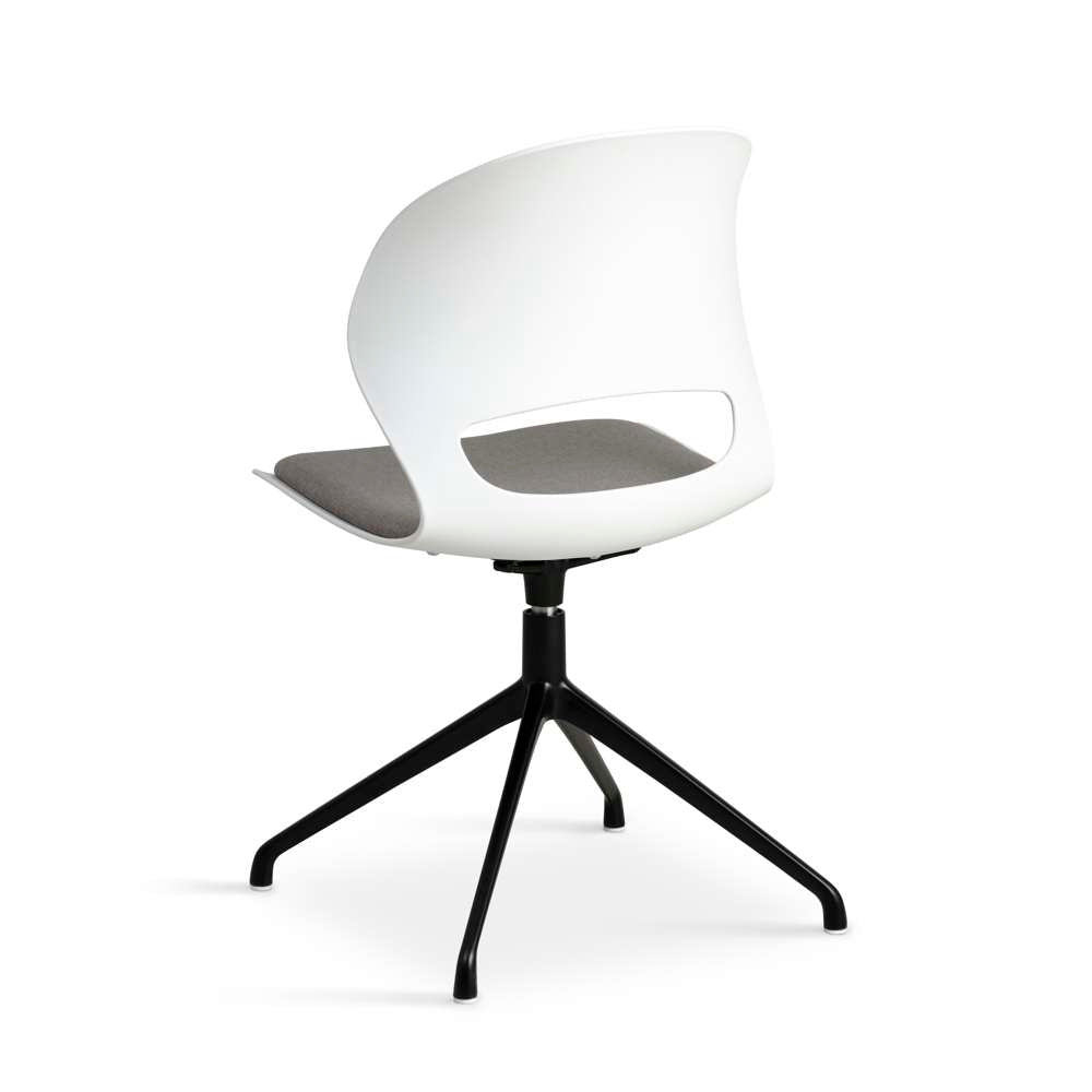 Lexpo Linea spisebordsstol med pude og swivel stel