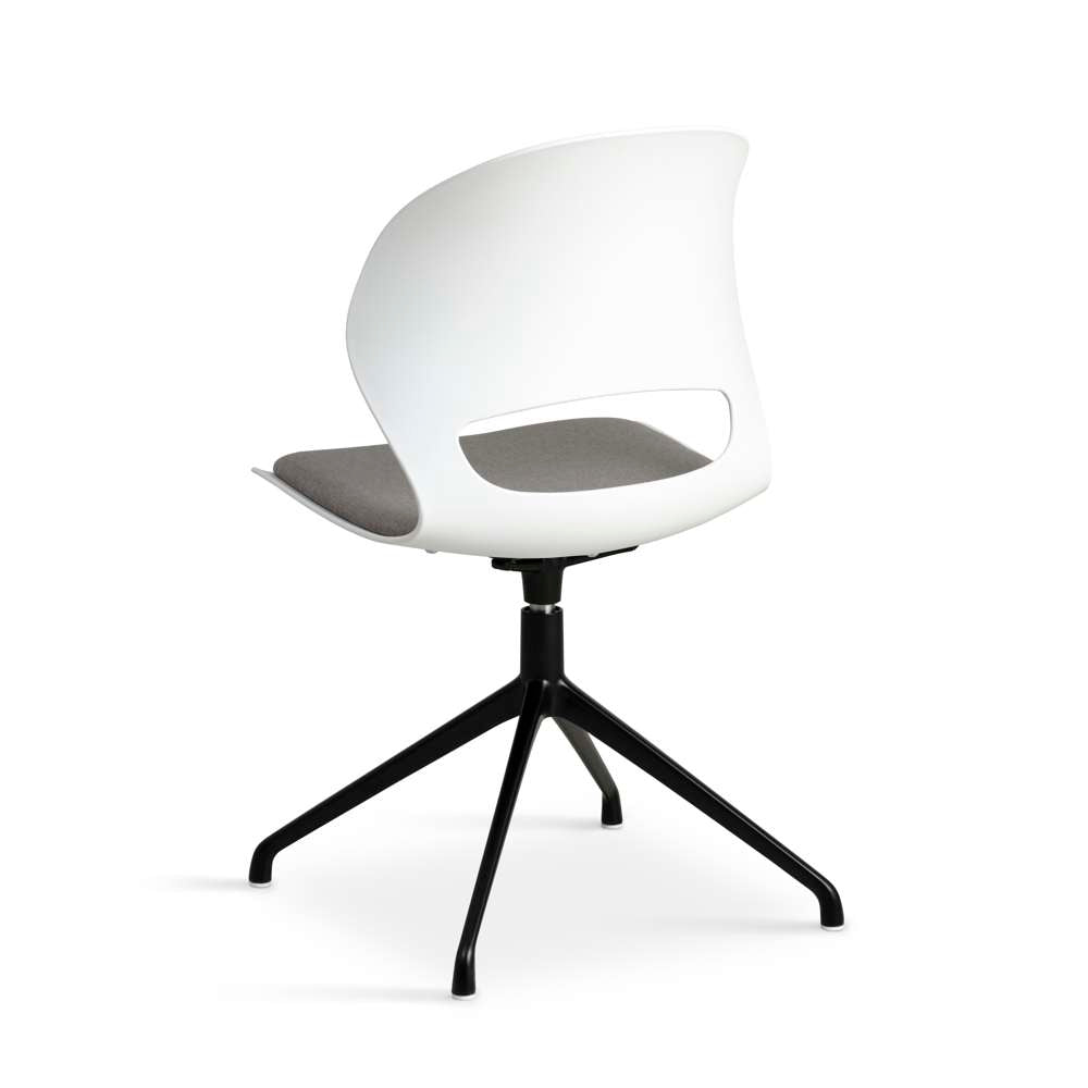 Lexpo Linea spisebordsstol med pude og swivel stel