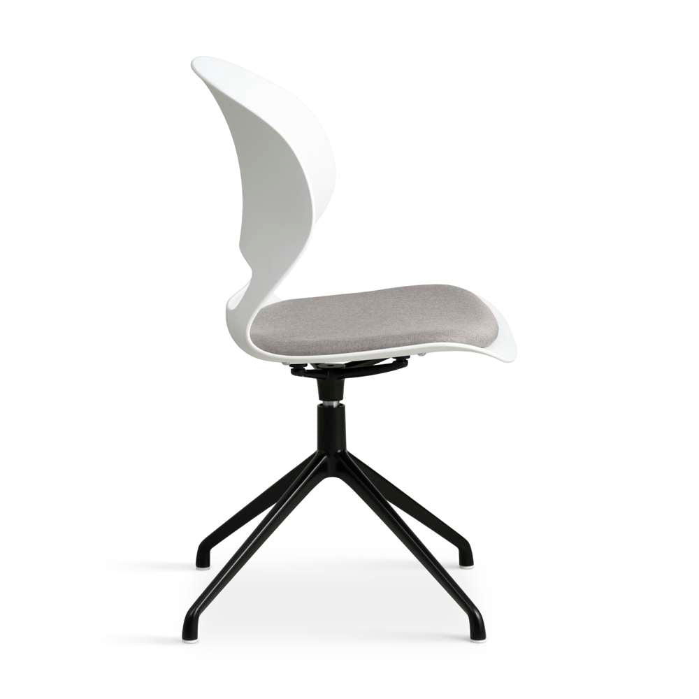 Lexpo Linea spisebordsstol med pude og swivel stel