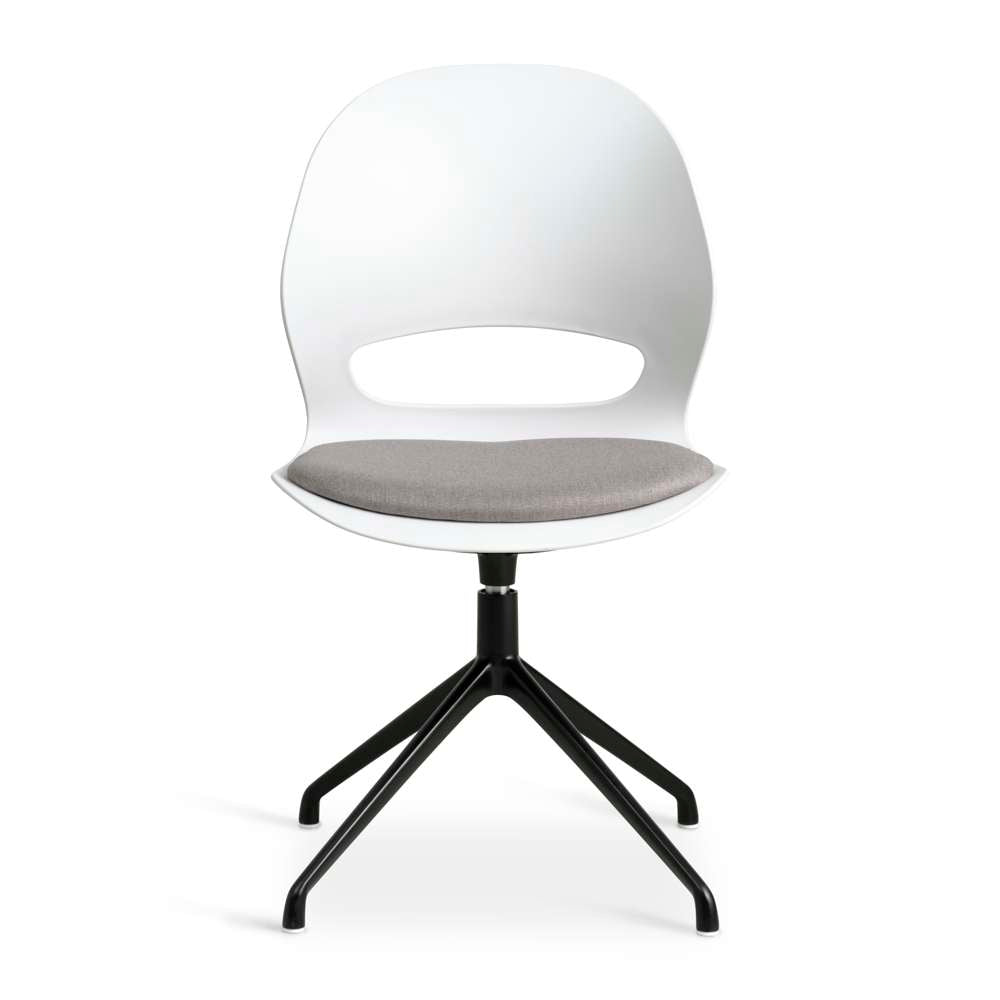 Lexpo Linea spisebordsstol med pude og swivel stel