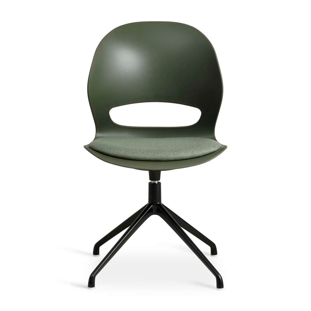 Lexpo Linea spisebordsstol med pude og swivel stel