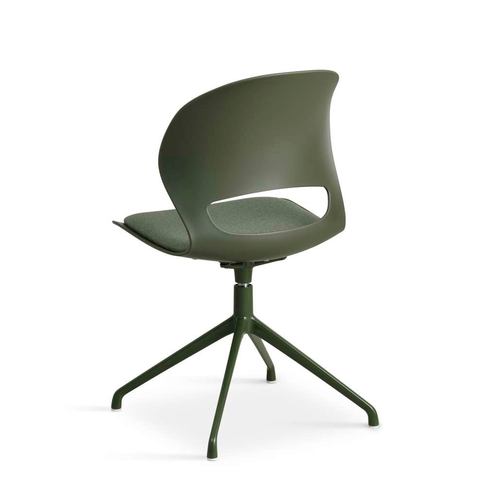 Lexpo Linea spisebordsstol med pude og swivel stel