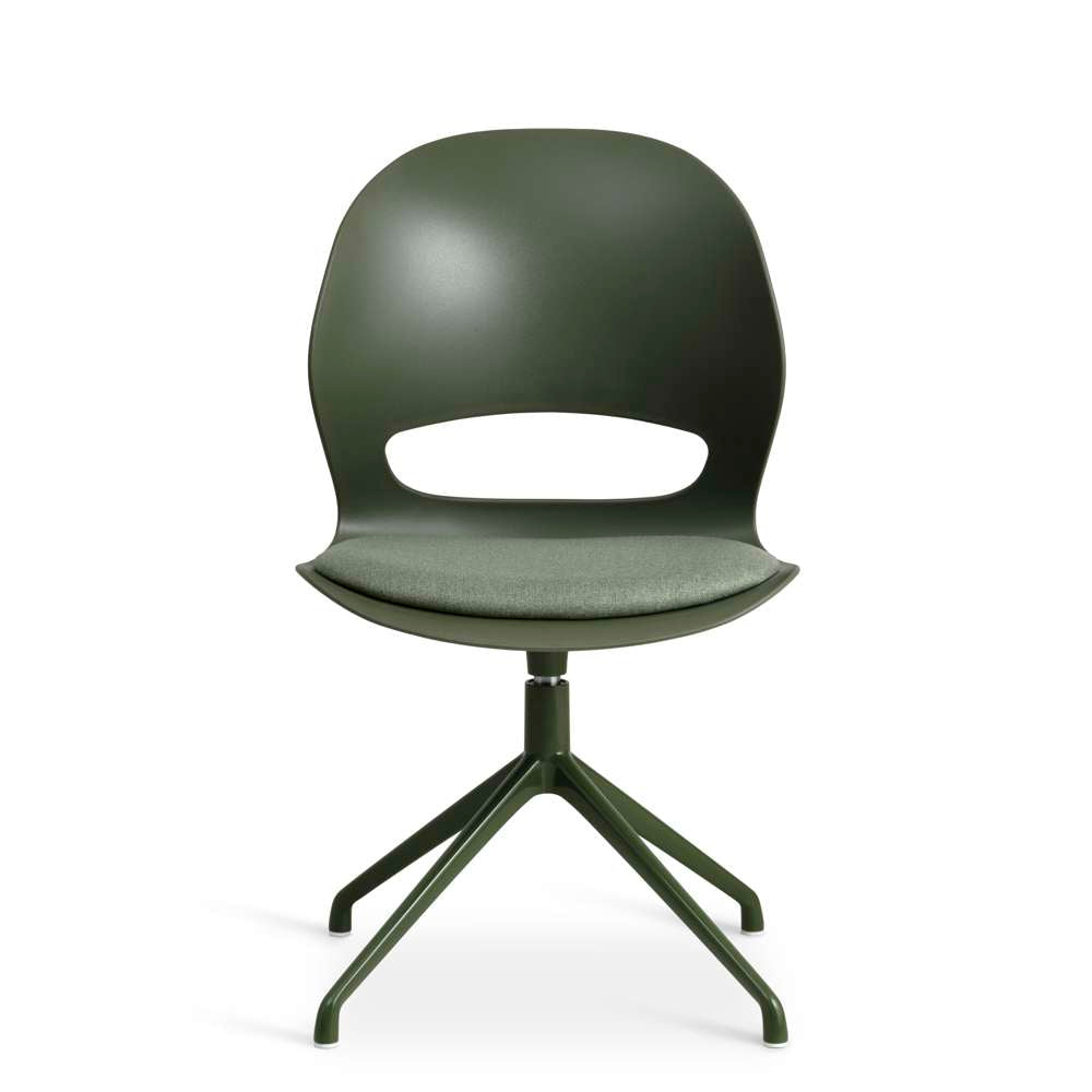 Lexpo Linea spisebordsstol med pude og swivel stel