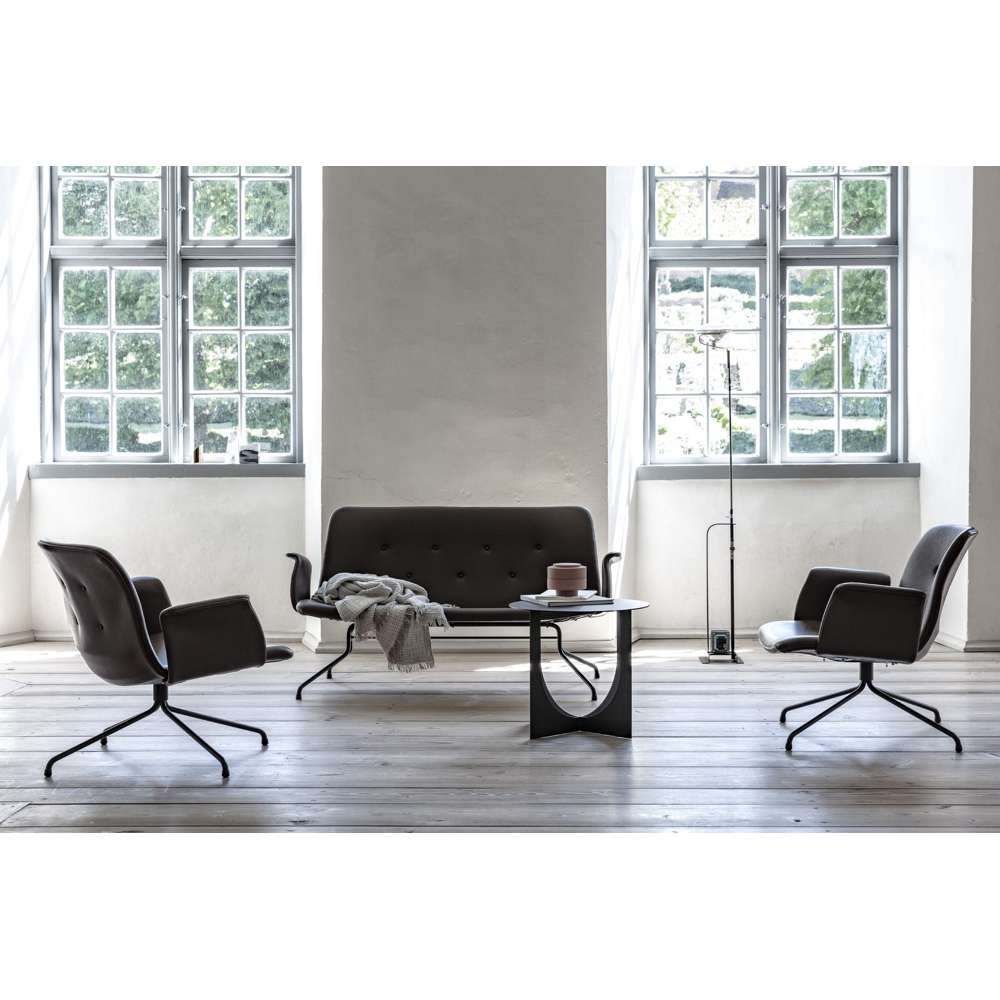 Bent Hansen Primum sofa uden armlæn - Sort - L123 cm