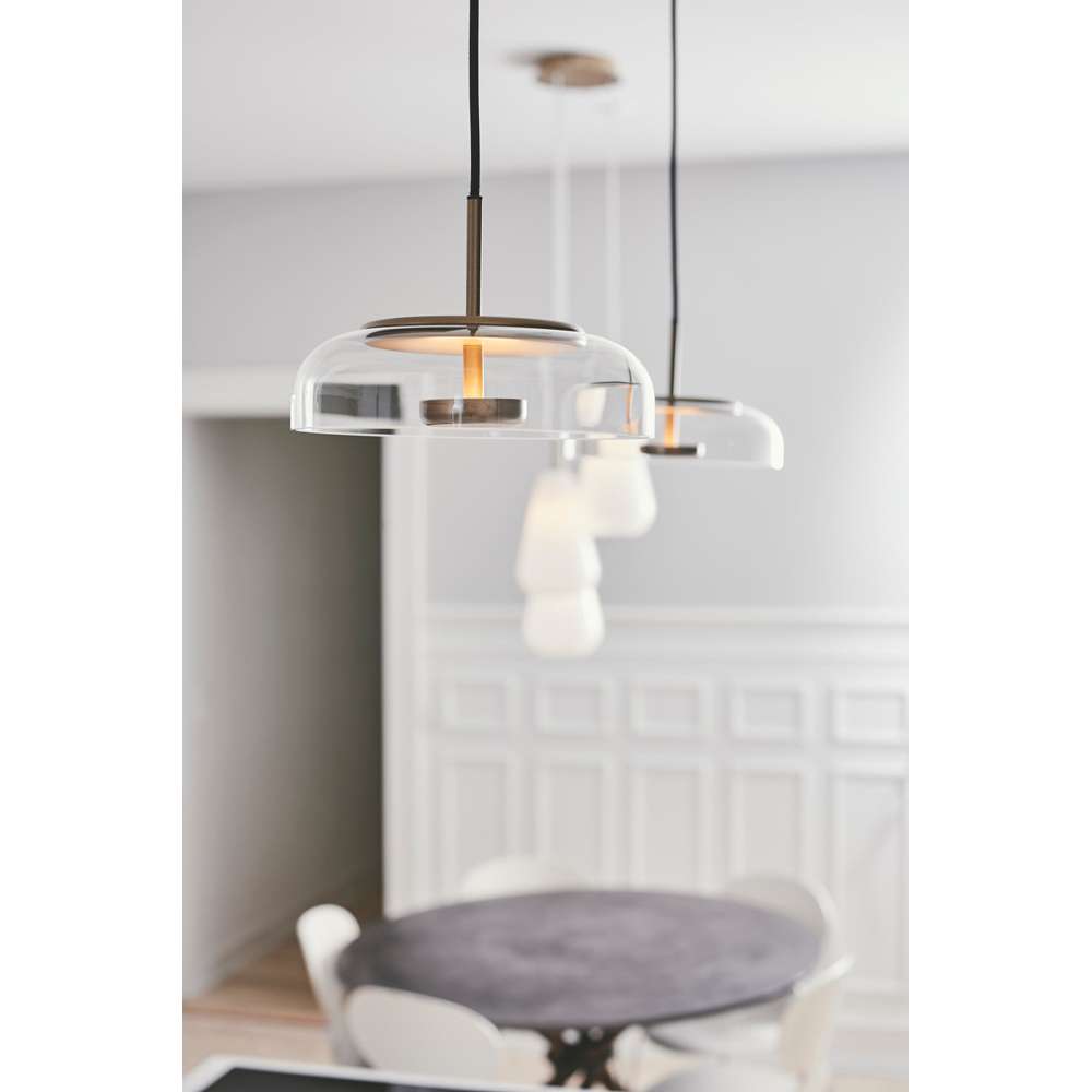 Blossi 1, nordic gold / clear Pendel