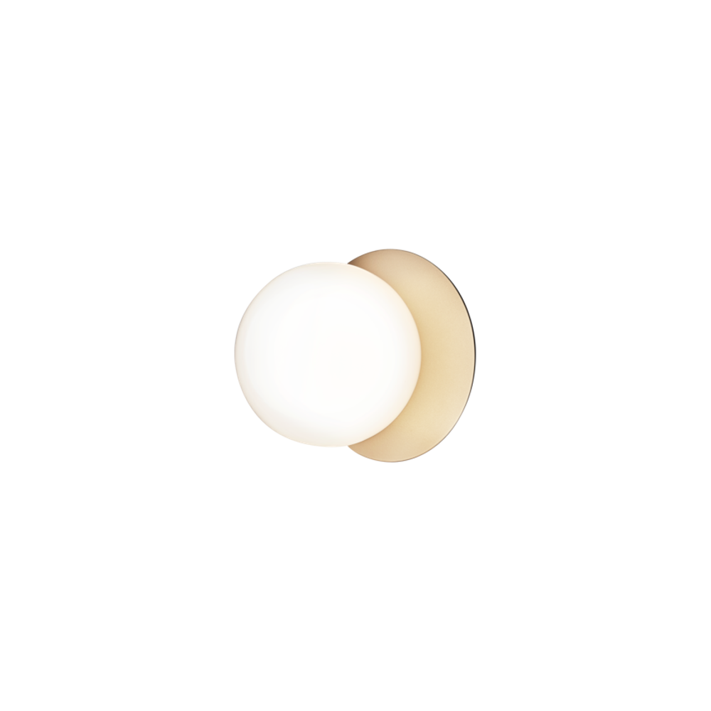 Liila 1 medium, nordic gold / opal, ip44 Væglampe Væglampe