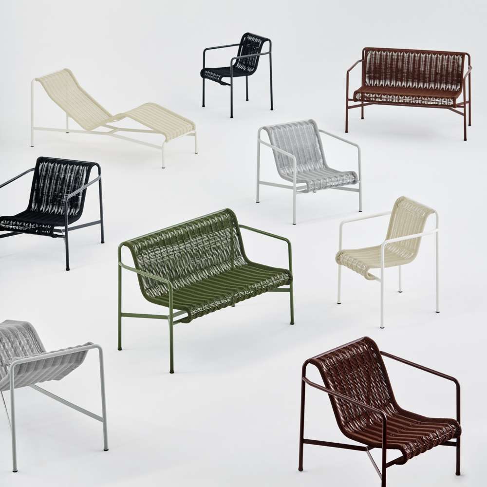 Hay Palissade Cord loungestol lav