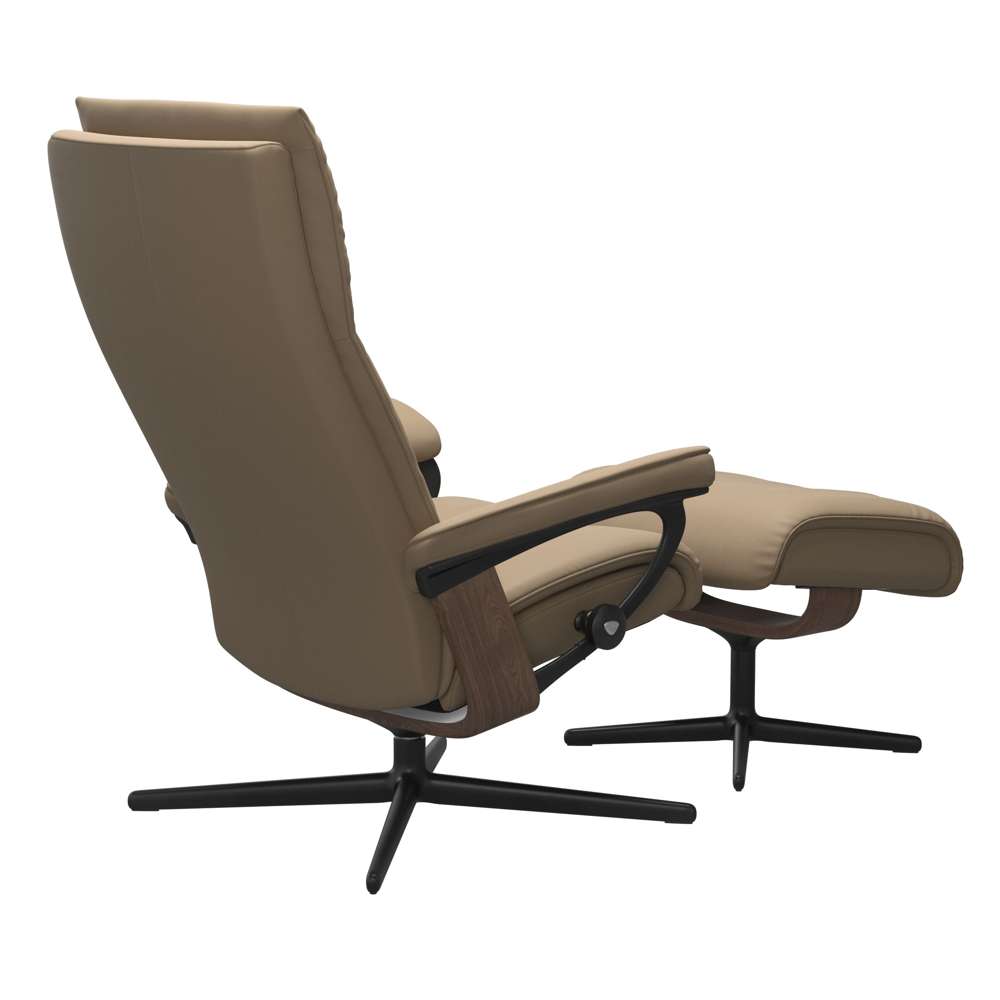 Stressless® Aura (M) Cross lænestol - Funghi