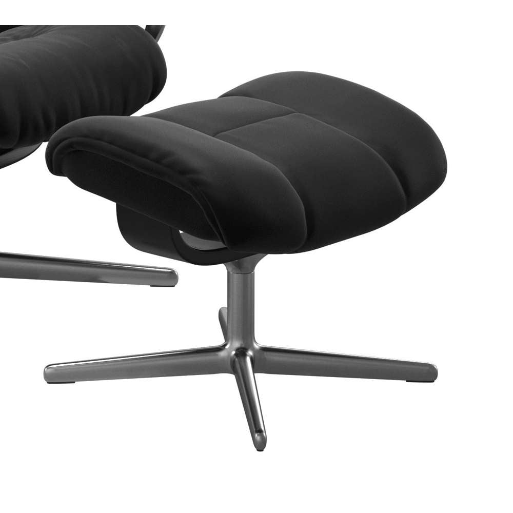 Stressless® Ruby Cross skammel - Sort