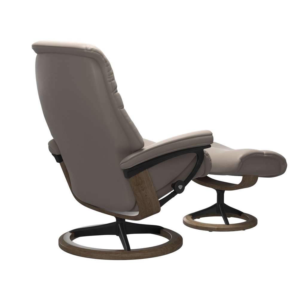 Stressless® Sunrise (M) Signature lænestol - Dark Mushroom
