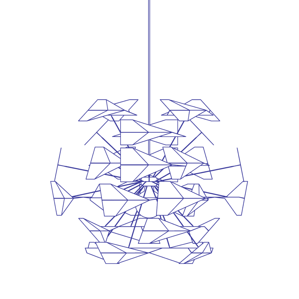 Tr747 pendant birch natural 80 x 60 cm Pendel