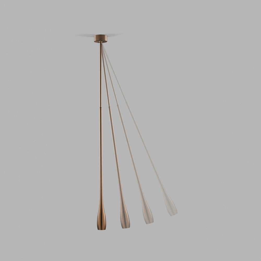 Tulip rose gold Pendel