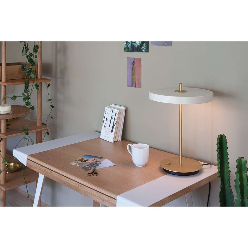 Asteria Table pearl white Ø31 x 41,5 cm Bordlampe