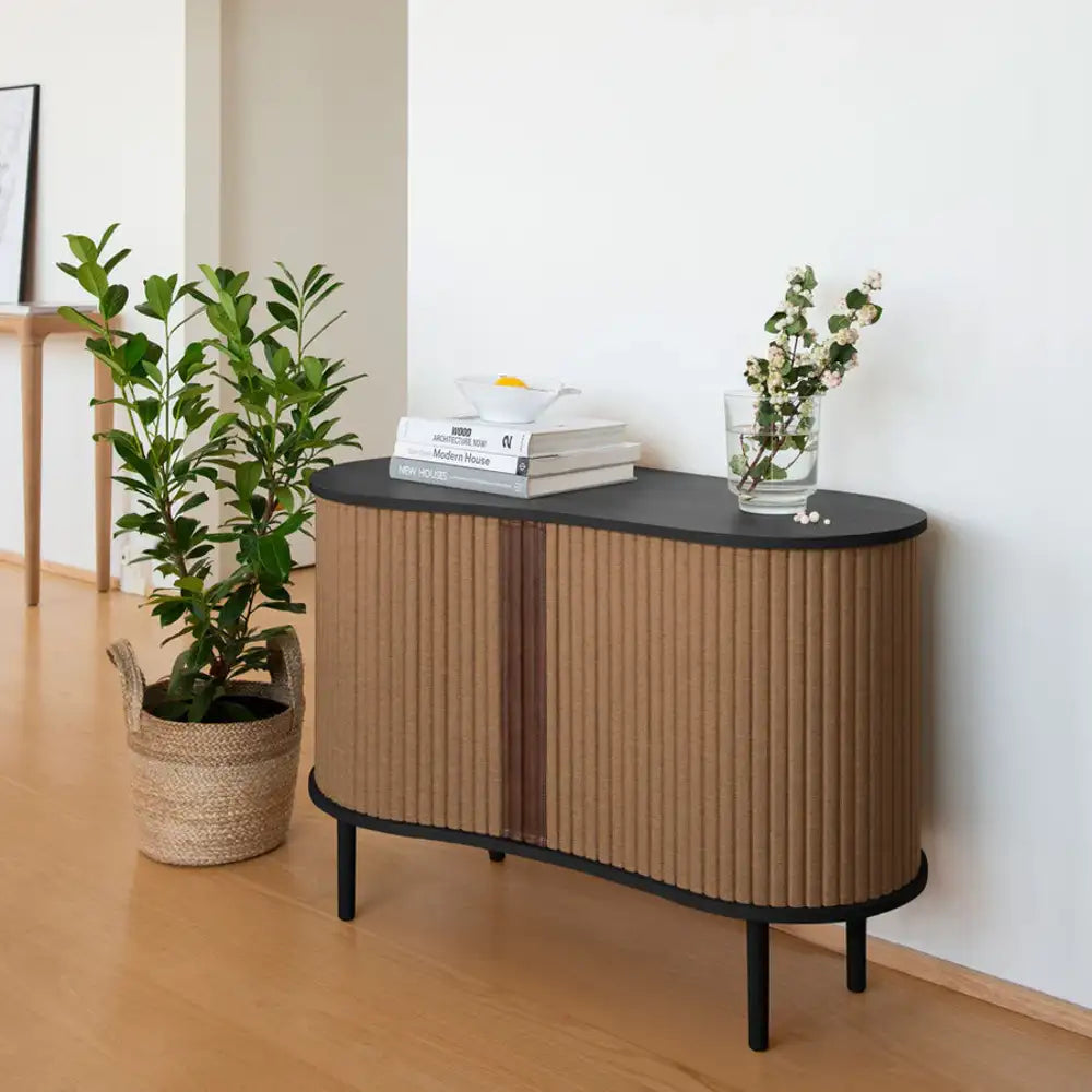 Umage Audacious skab m/jalousidøre Sugar Brown