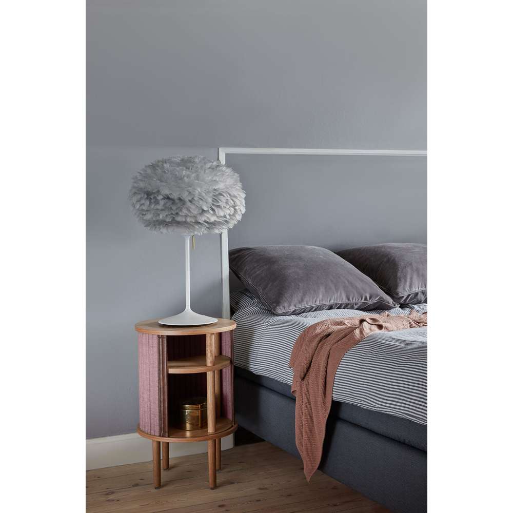 Santé table stand white, w/USB, H 42 cm Bordlampe