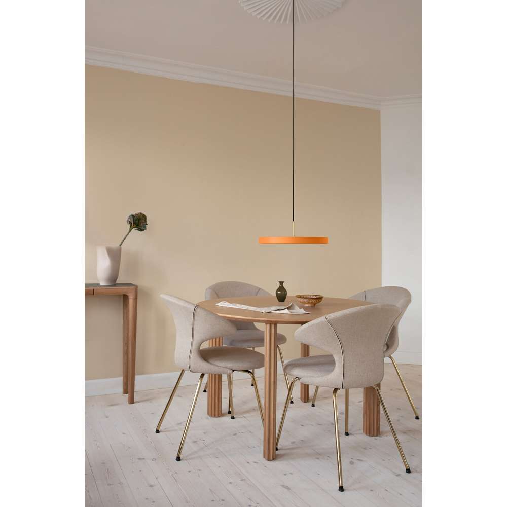 Asteria Medium - Saffron yellow 43 x 14 cm, 2.7m cordset Pendel