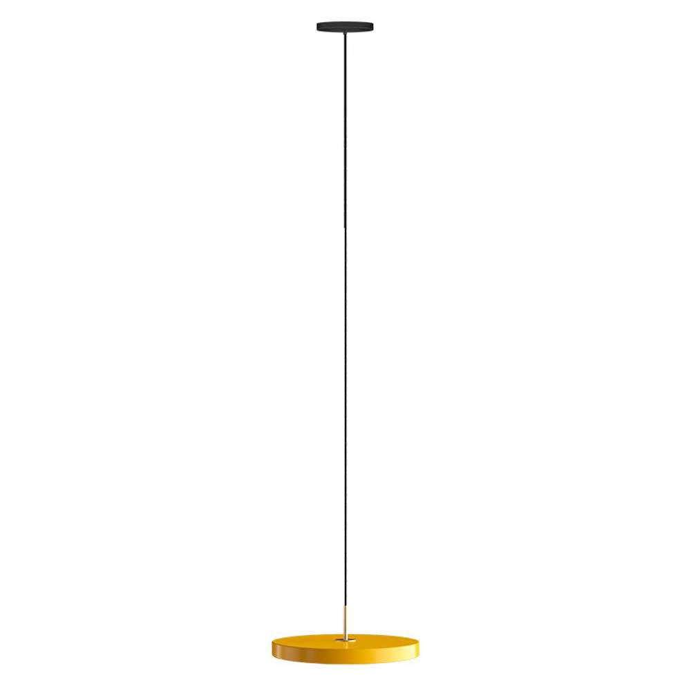 Asteria Medium - Saffron yellow 43 x 14 cm, 2.7m cordset Pendel
