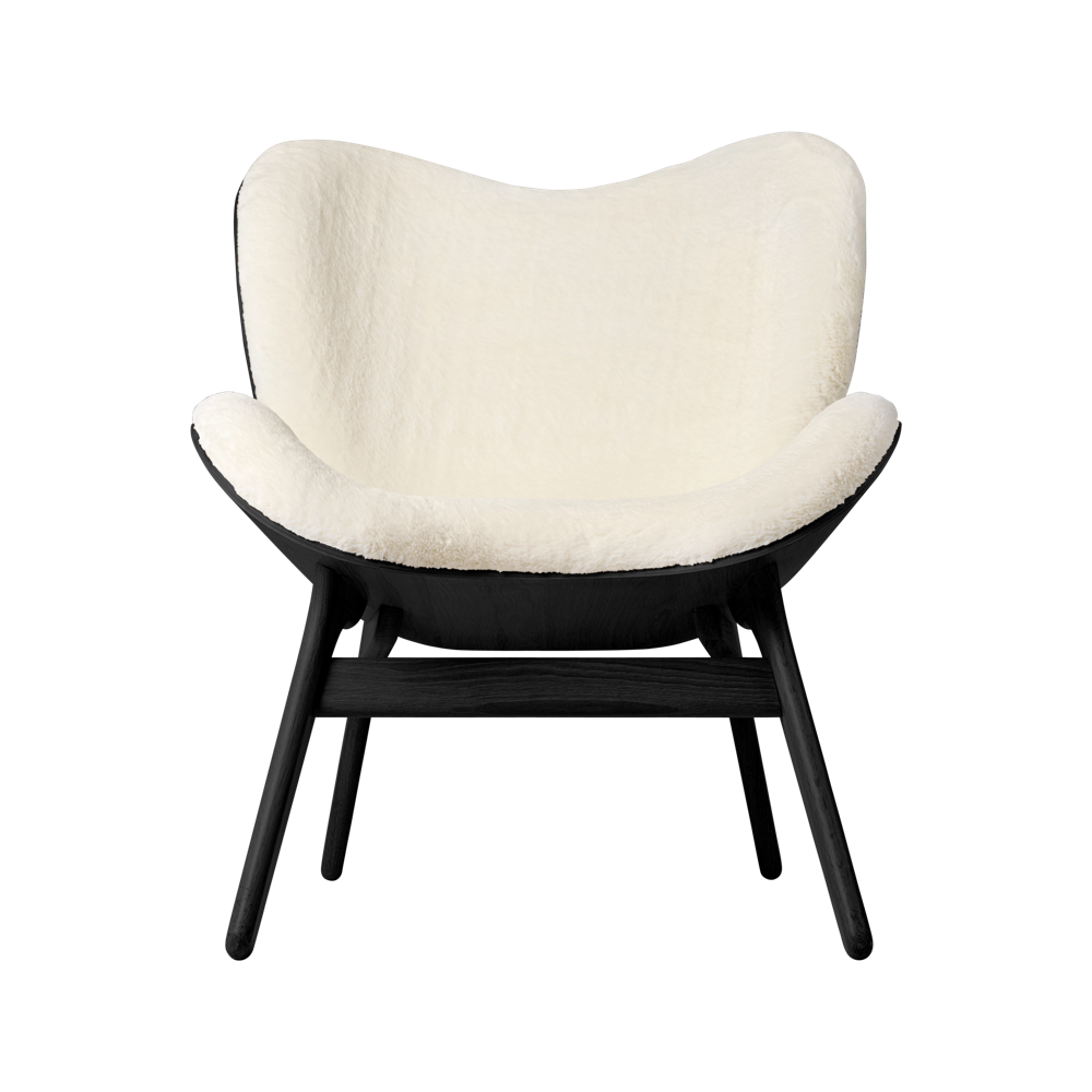 Umage A Conversation Piece lænestol m/lav ryg Teddy White