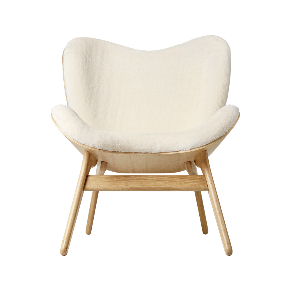 Umage A Conversation Piece lænestol m/lav ryg Teddy White