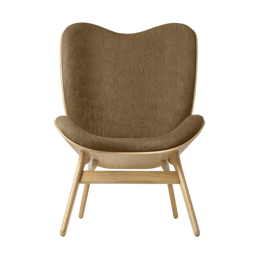 Umage A Conversation Piece lænestol m/høj ryg Sugar Brown