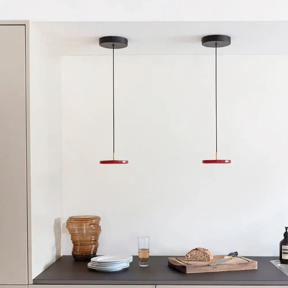 Asteria Micro Ruby red Pendel