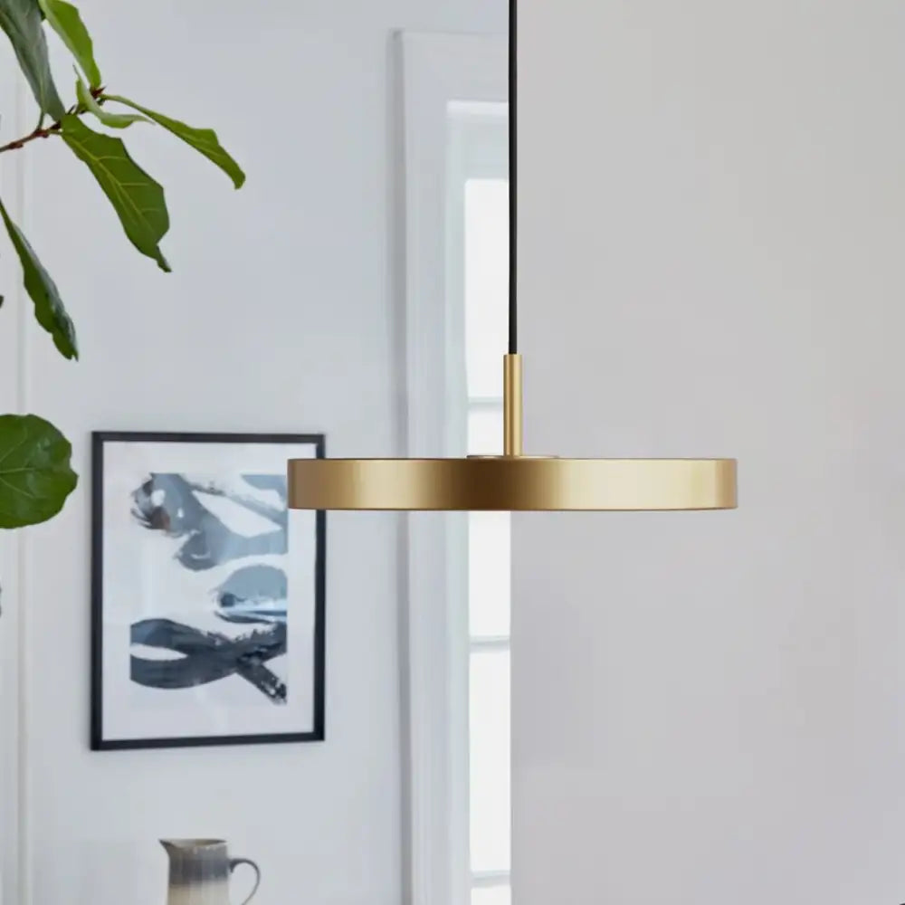 Asteria Mini - Brass 31 x 10,5 cm, 2.7m cordset Pendel