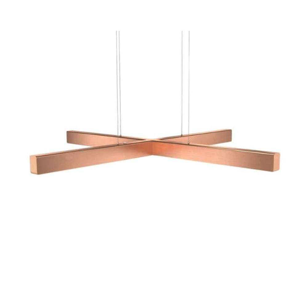 X model cordless ø 100cm Pendel Børstet kobber