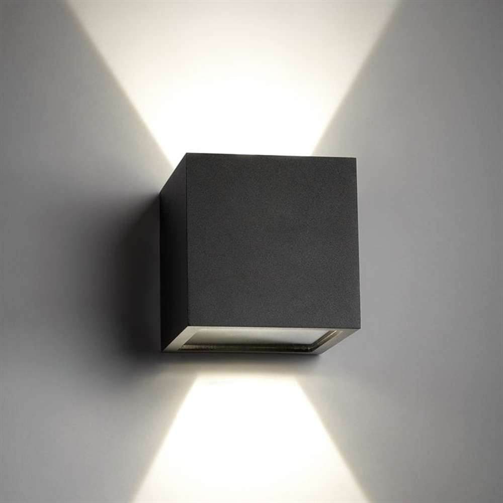 Cube LED Black Udendørslampe Udendørslampe