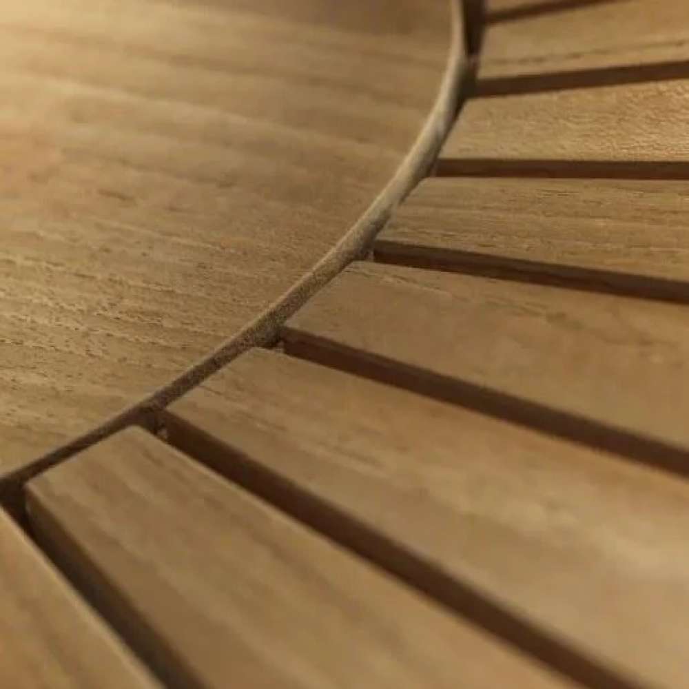 FDB M27 Sammen rundt havebord Thomas E. Alken Natur olieret