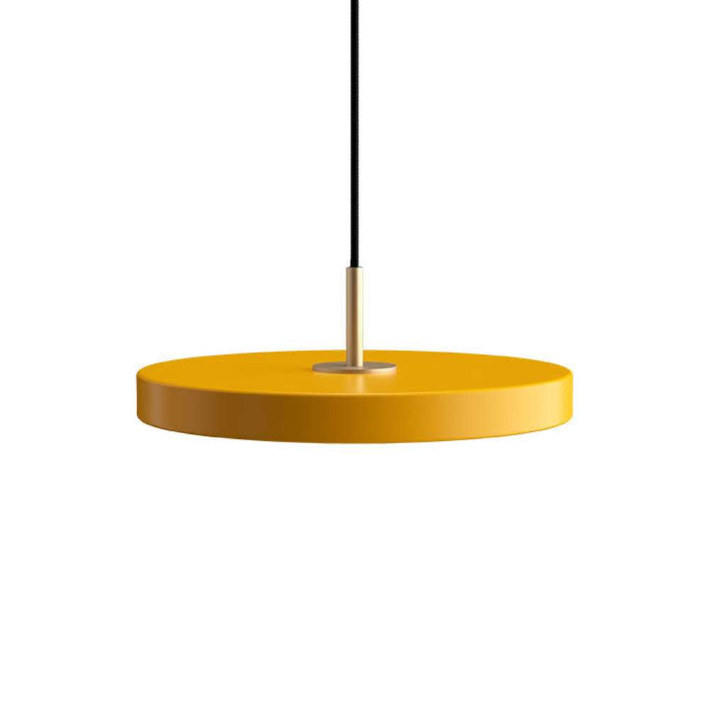 Asteria Mini - Saffron yellow 31 x 10,5 cm, 2.7m cordset Pendel