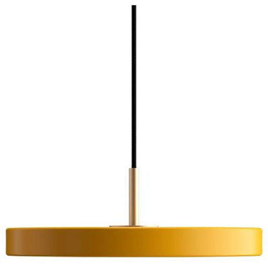 Asteria Mini - Saffron yellow 31 x 10,5 cm, 2.7m cordset Pendel