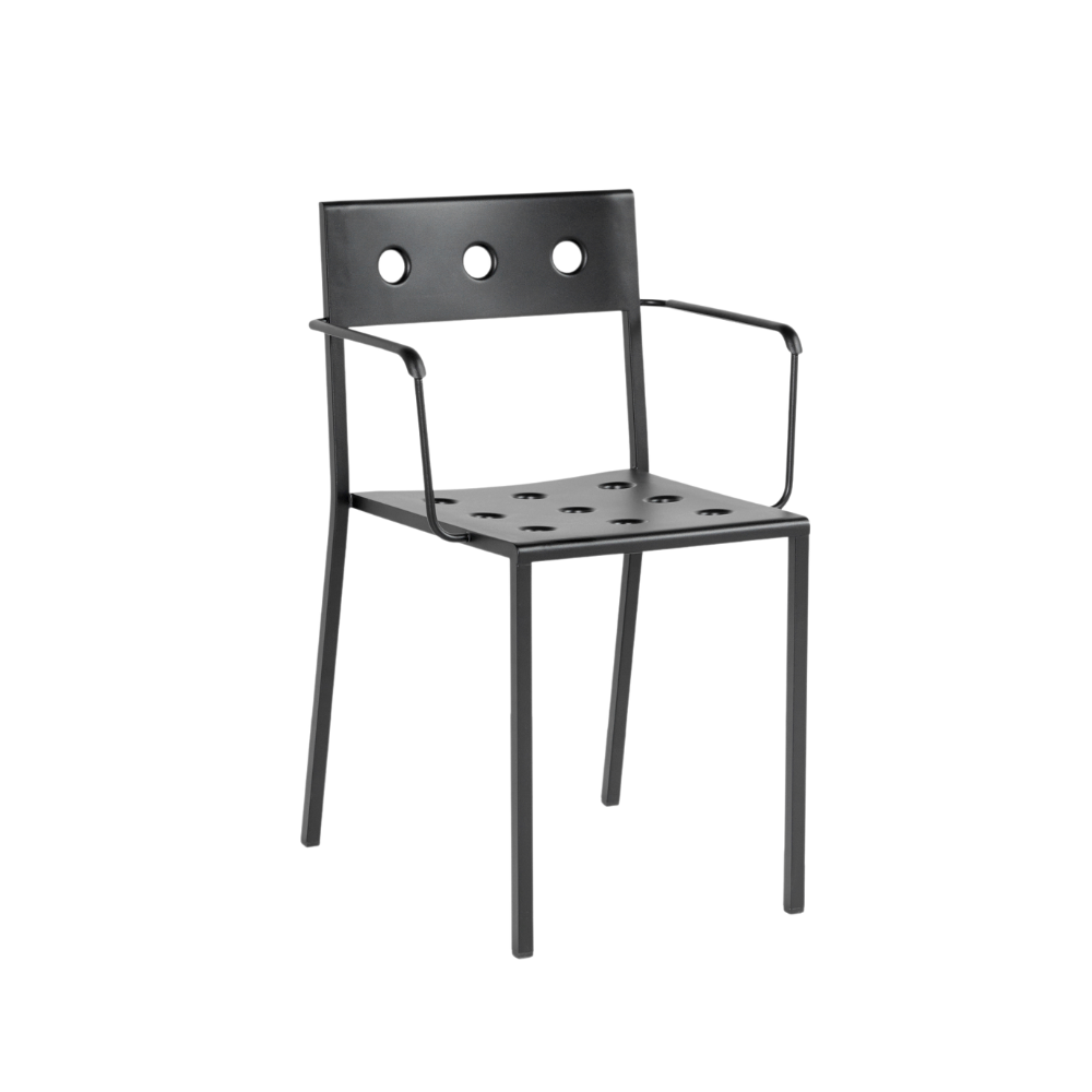 HAY Balcony havestol med armlæn Antracit