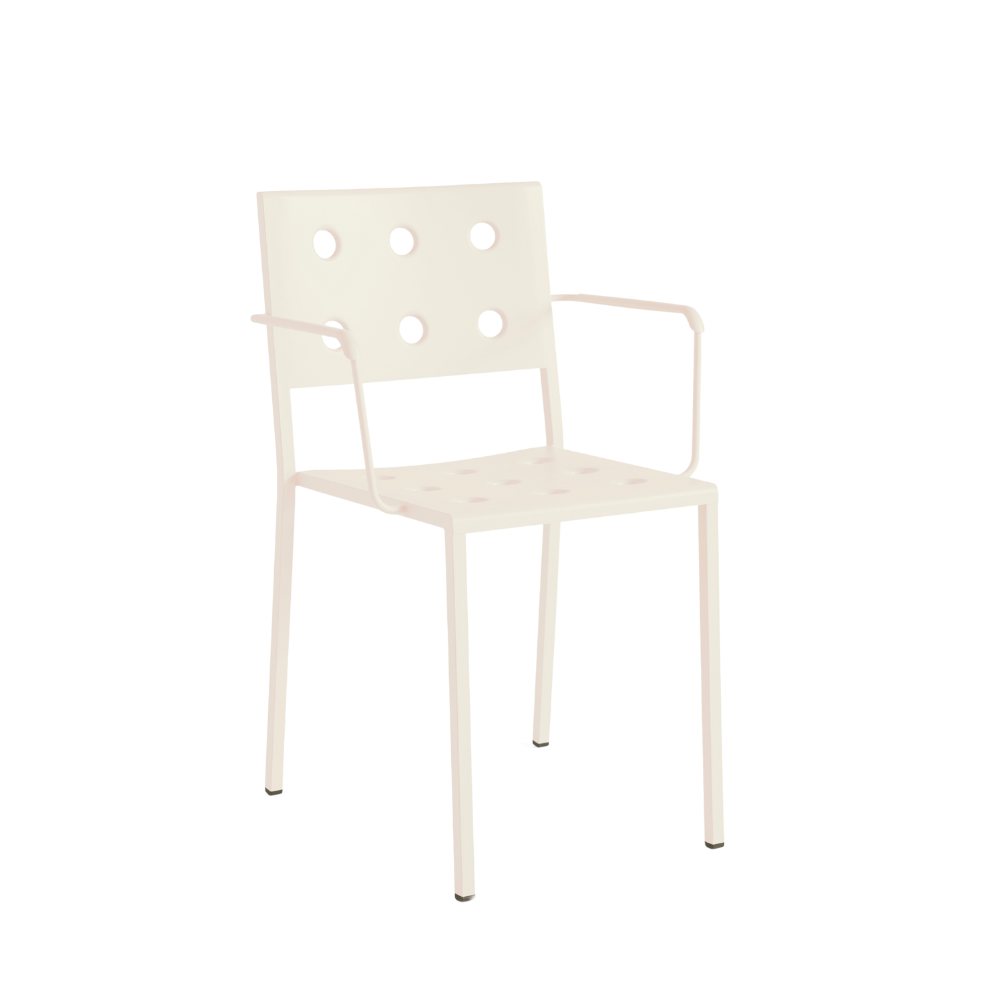 HAY Balcony spisebordsstol med armlæn Chalk beige
