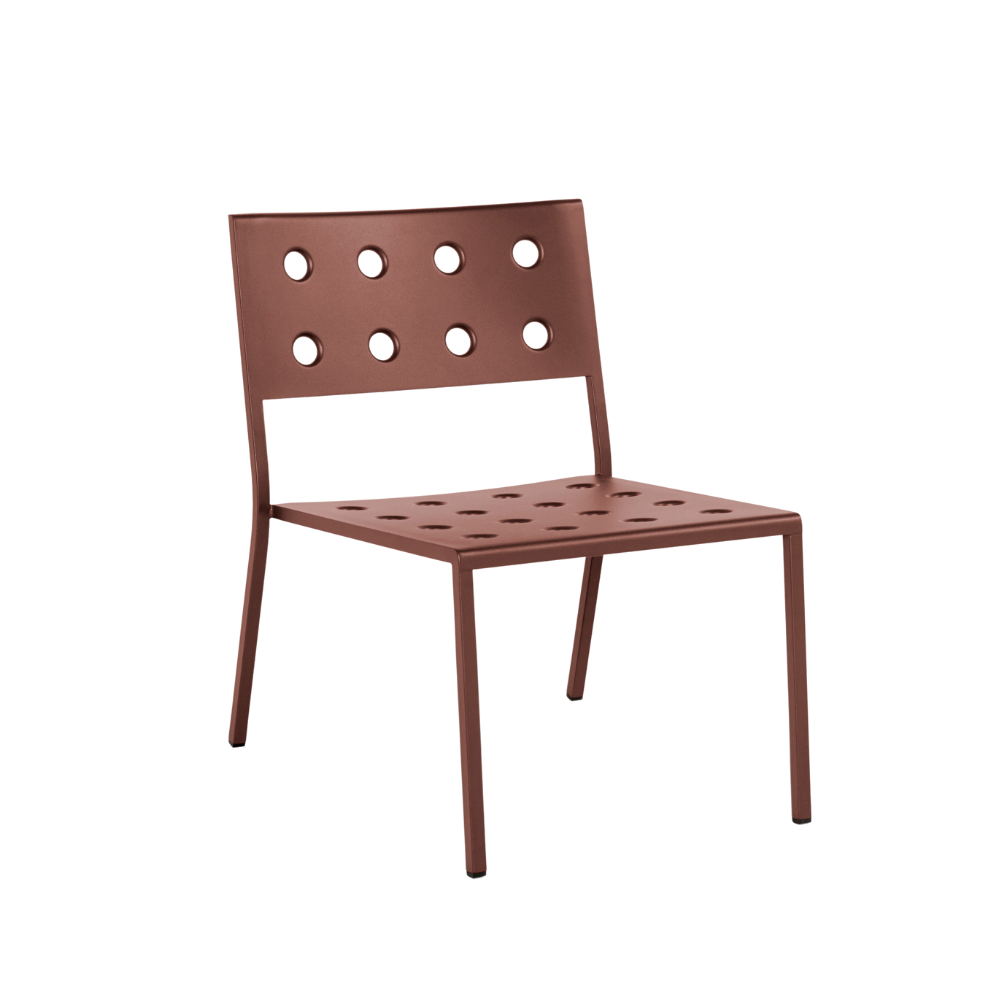 HAY Balcony loungestol Iron red