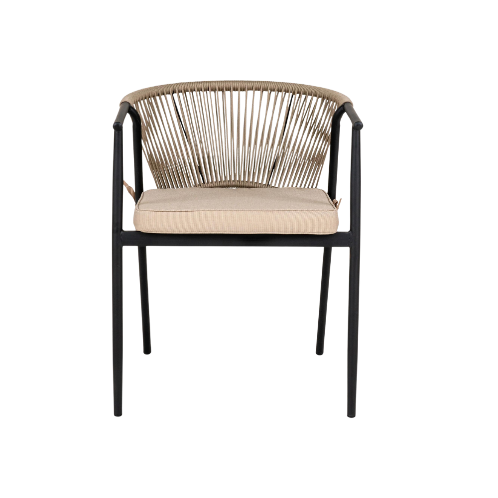 House Nordic Napoli havestol Grå/sort