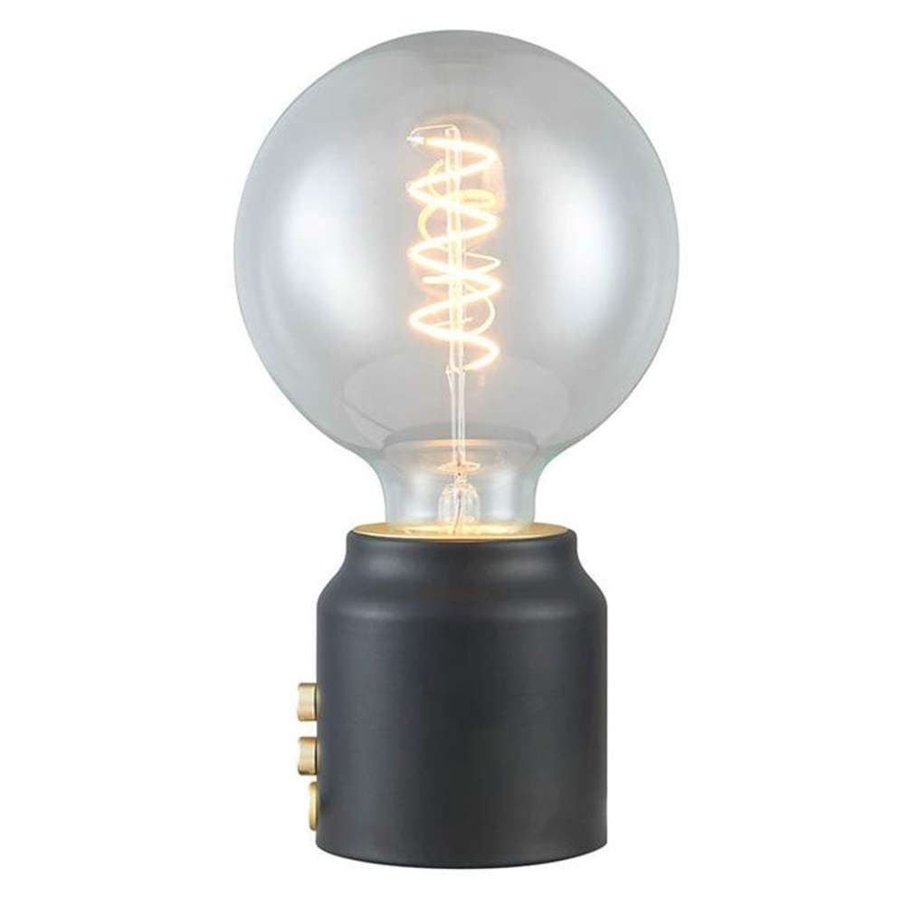 Base one bordlampe - black Bordlampe