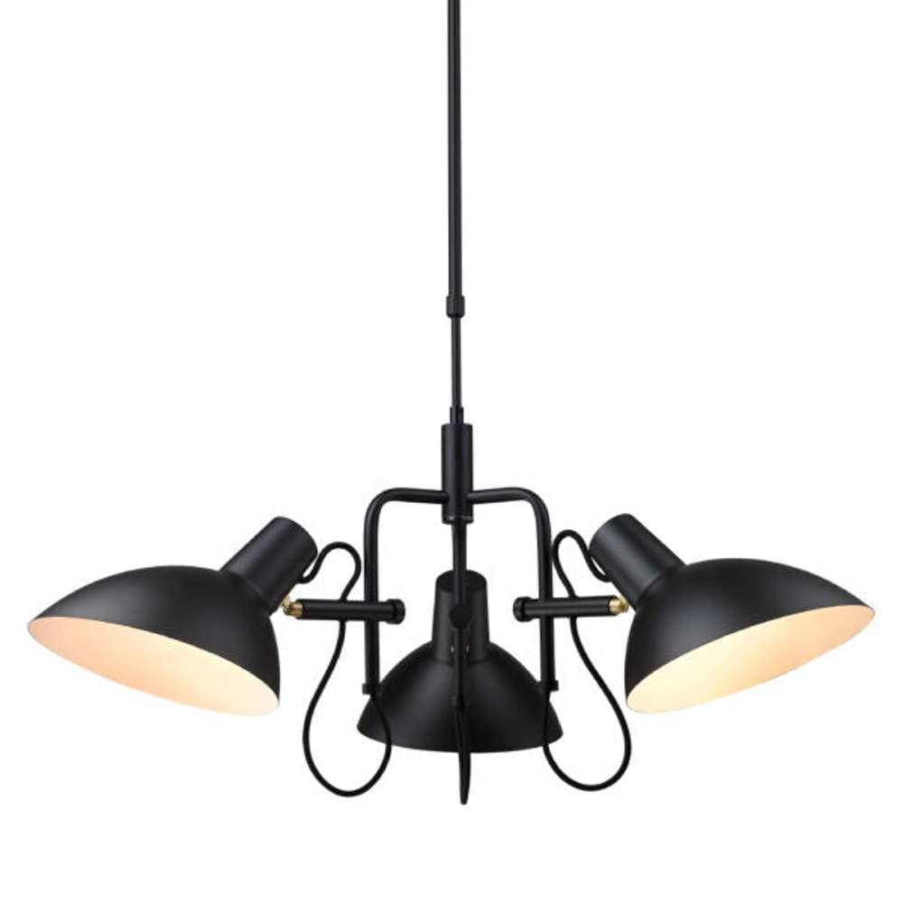Metropole lysekrone 3l ø73 - black Lysekrone
