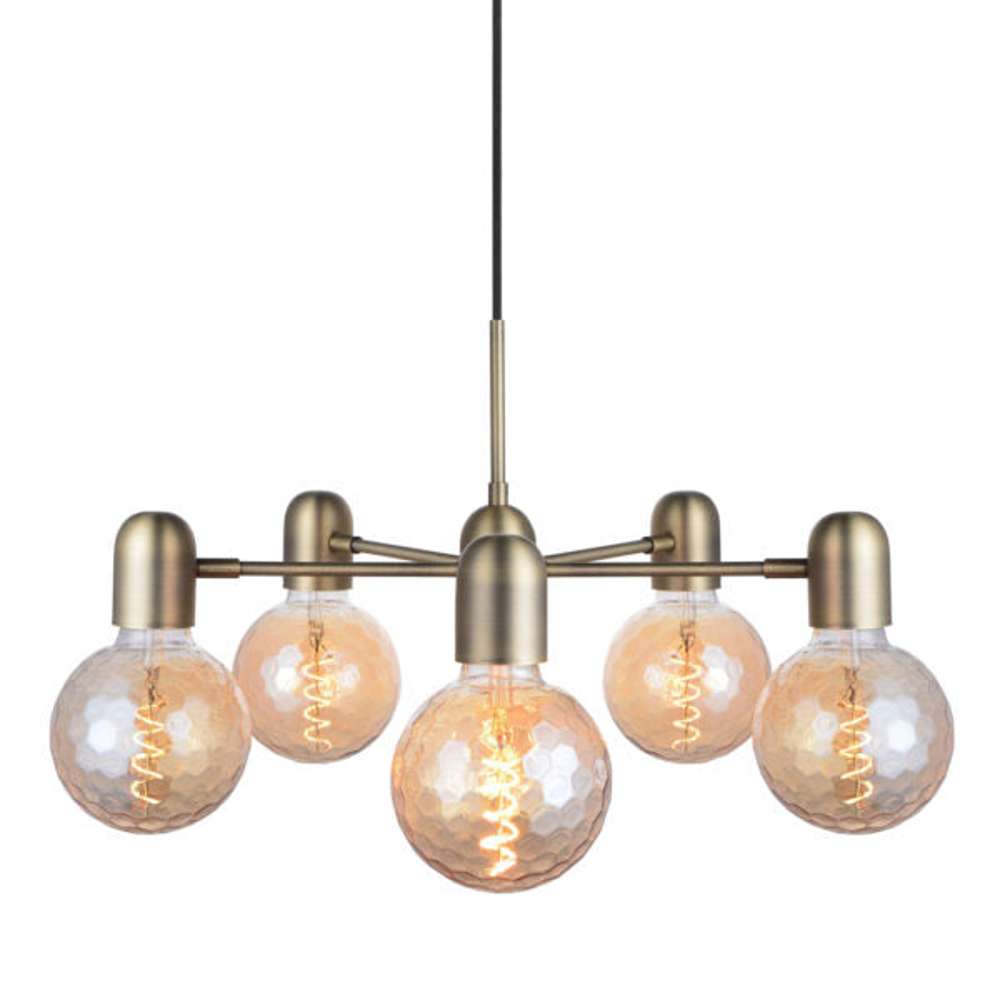 Up/downlight 5 lite ø50 - antique brass Lysekrone