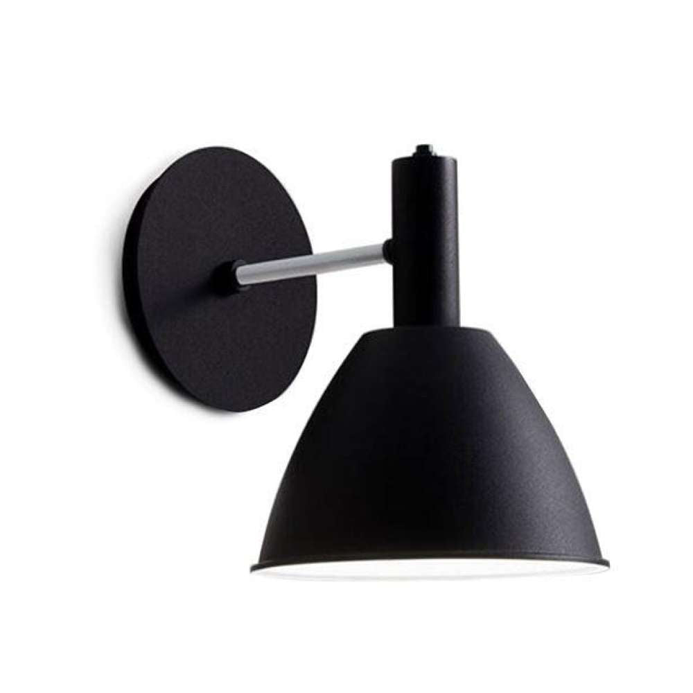 Bauhaus 90 w væg sort Væglampe