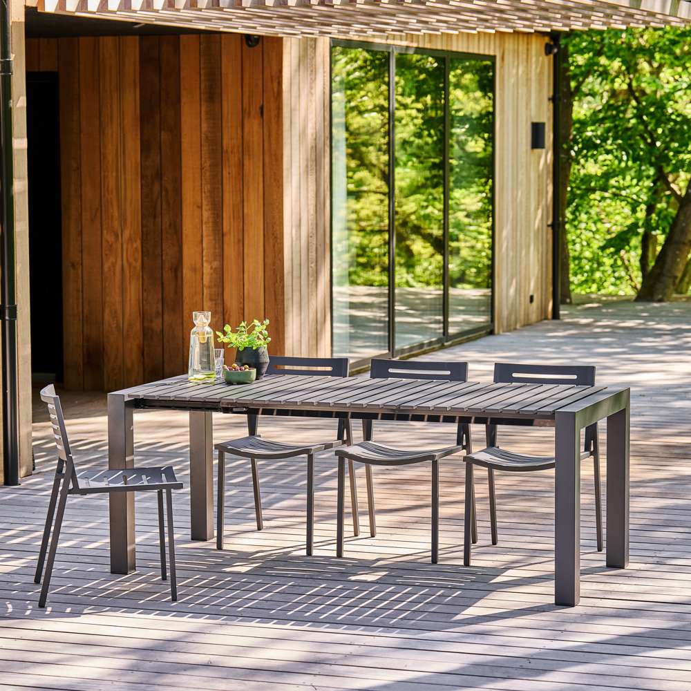 Mindo 111 udtrækshavebord 90x162/199cm