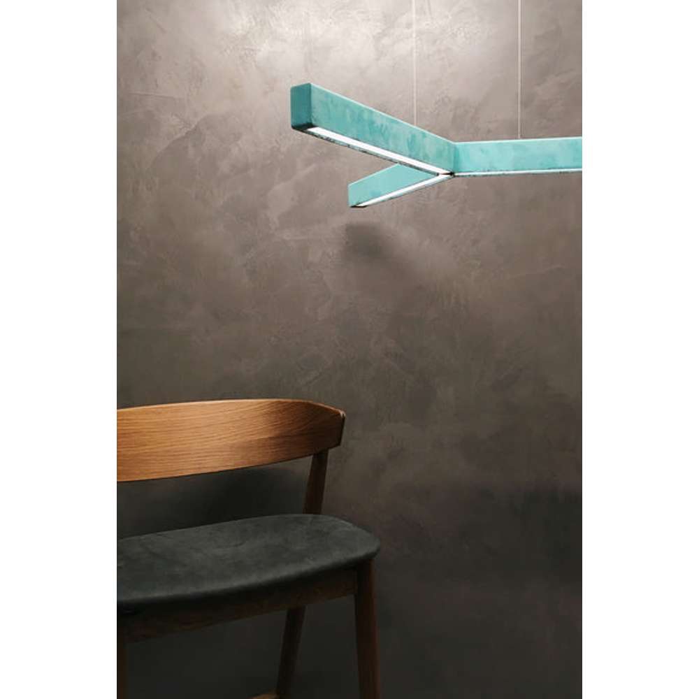 Y model cordless ø 80cm Pendel Irret kobber