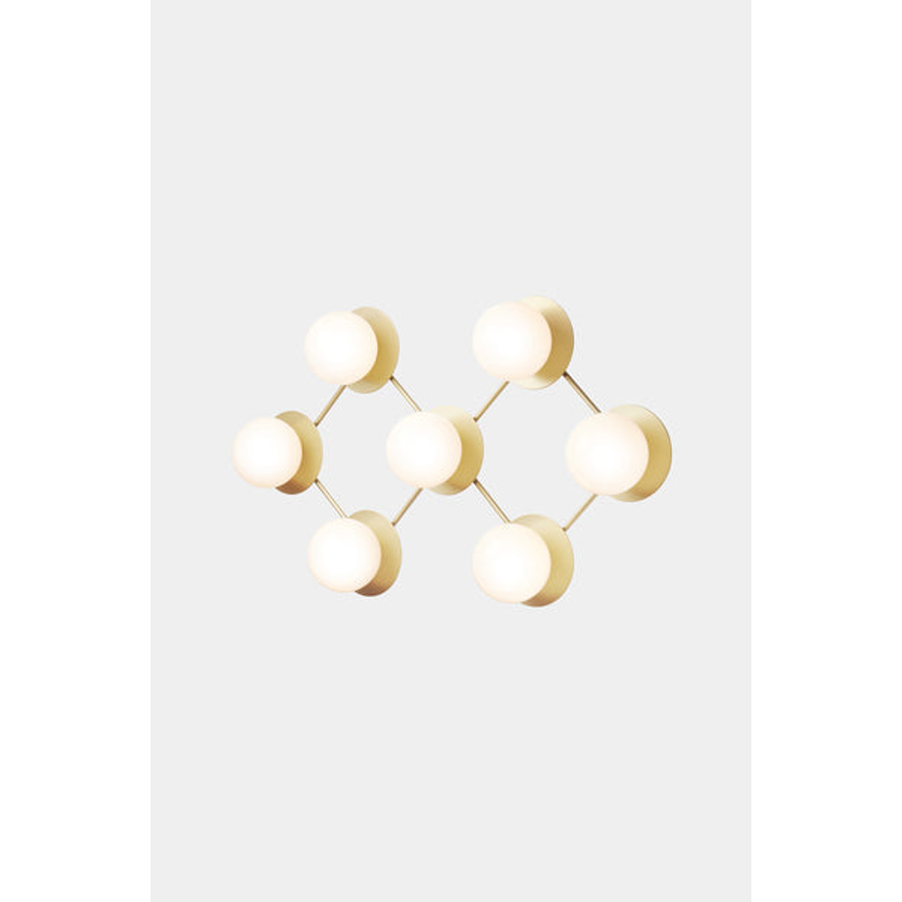 Liila 7, nordic gold / opal Væglampe Væglampe