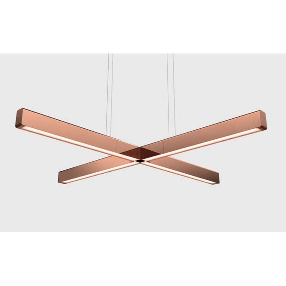 X model cordless ø 100cm Pendel Poleret kobber