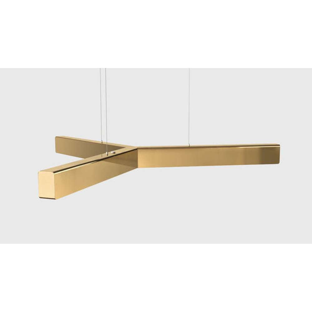 Y model cordless ø 80cm Pendel Poleret messing