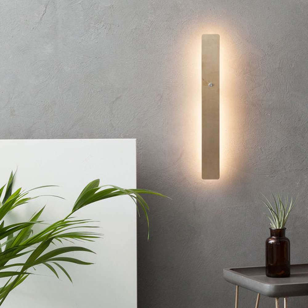 Divar Væglampe Børstet messing